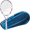 Babolat Evo Aero (Pink) + Blue Club Bag Tennis Starter Bundle -Tennis Pro Shop 102517 100 751202 146 BNDL Babolat Evo Aero Pink Blue Club Bag Tennis Starter Bundle a 1000 1000