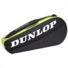 Dunlop SX Club 3 Racquet Tennis Bag (Black/Yellow) -Tennis Pro Shop 10325363 Dunlop SX Club 3 Racquet Tennis Bag Black Yellow a 1000 1000