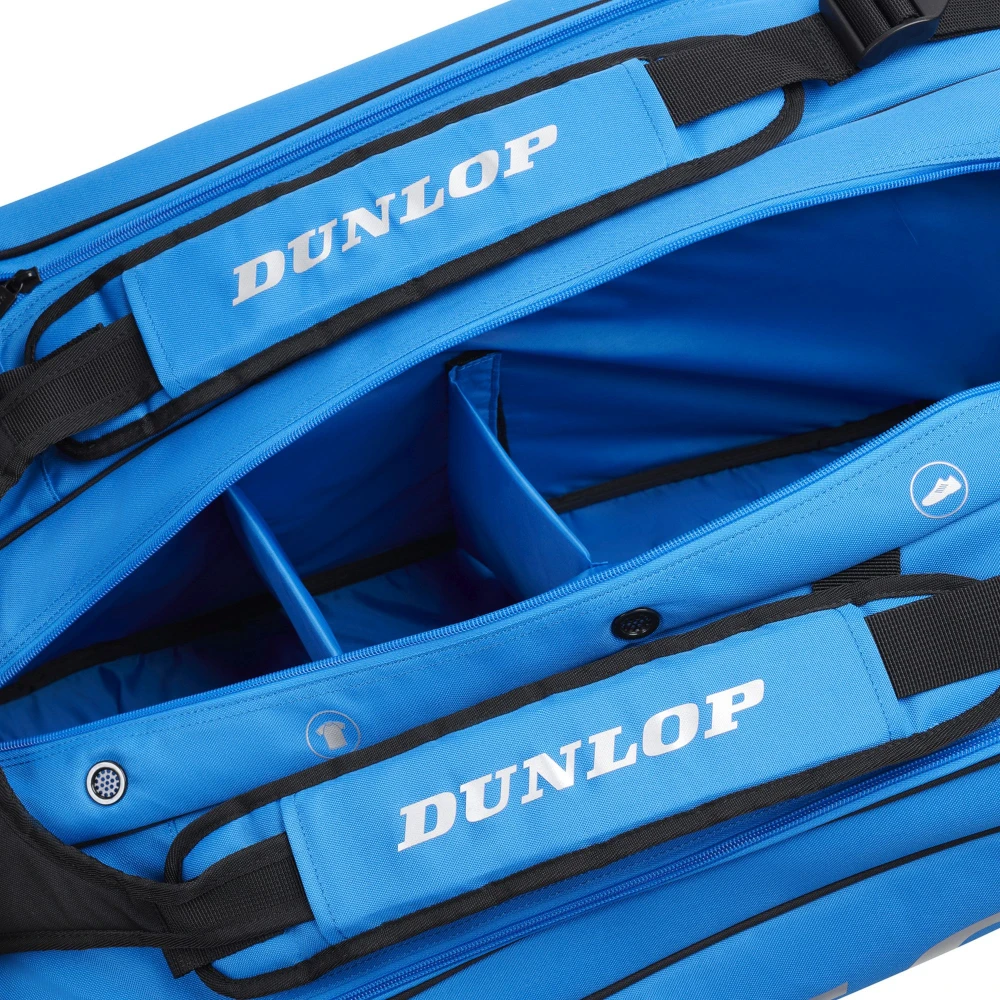 Dunlop FX Performance 12 Racquet Thermo Tennis Bag (Blue/Black) - Image 3