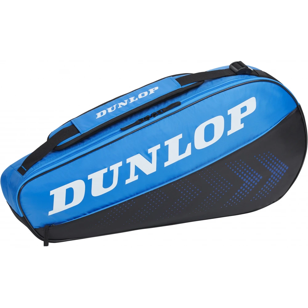 Dunlop FX Club 3 Racquet Tennis Bag (Black/Blue)