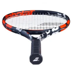 Babolat Evoke 105 + Yellow Club Bag Tennis Starter Bundle -Tennis Pro Shop 121223 162 Babolat Evoke 105 Strung Tennis Racquet Black Orange 100 4 Horizontal 1000 1000