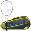 Babolat Evoke 102 W + Yellow Club Bag Tennis Starter Bundle -Tennis Pro Shop 121225 197 751202 142 BNDL Babolat Evoke 102 W Yellow Club Bag Tennis Starter Bundle 1000 1000