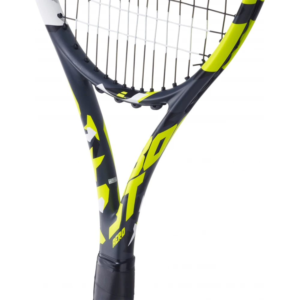 Babolat Boost Aero Strung Tennis Racquet (Yellow) - Image 3