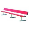 Permanent 15-Foot Bench W/o Back (Assorted Colors) -Tennis Pro Shop 15 permanent bench o back assorted colors bepd15c 1000 1000