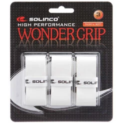 Solinco Wondergrip White Overgrip (3 Pack)