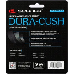 Tennis Pro Shop -Tennis Pro Shop 1920128 Solinco Dura Cush Replacement Grip White b 1000 1000