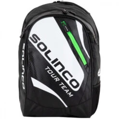 Solinco Tour Tennis Backpack (Black/White) -Tennis Pro Shop 1920138 Solinco Tour Tennis Backpack Black White a 1000 1000