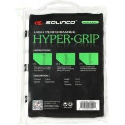 Solinco HyperGrip White Overgrip (12 Pack) -Tennis Pro Shop 1920367 Solinco HyperGrip White Overgrip 12 Pack b 1000 1000