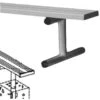 Permanent 21-Foot Bench W/o Back -Tennis Pro Shop 21 permanent bench o back bepd21 1000 1000