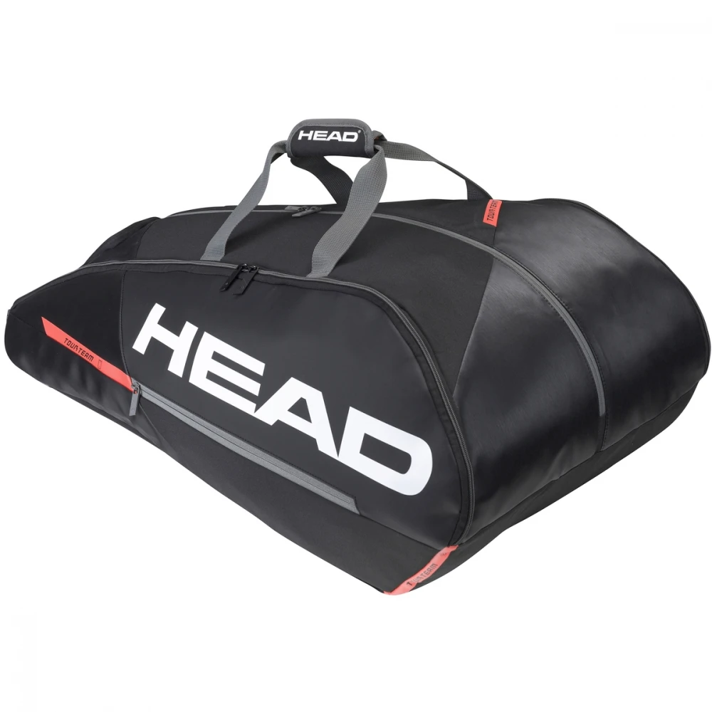 Head Tour Team 12R Monstercombi Tennis Bag (Black/Orange)