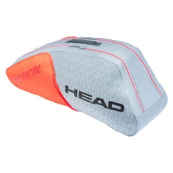 Head Radical 6R Combi Tennis Bag (Grey/Orange)