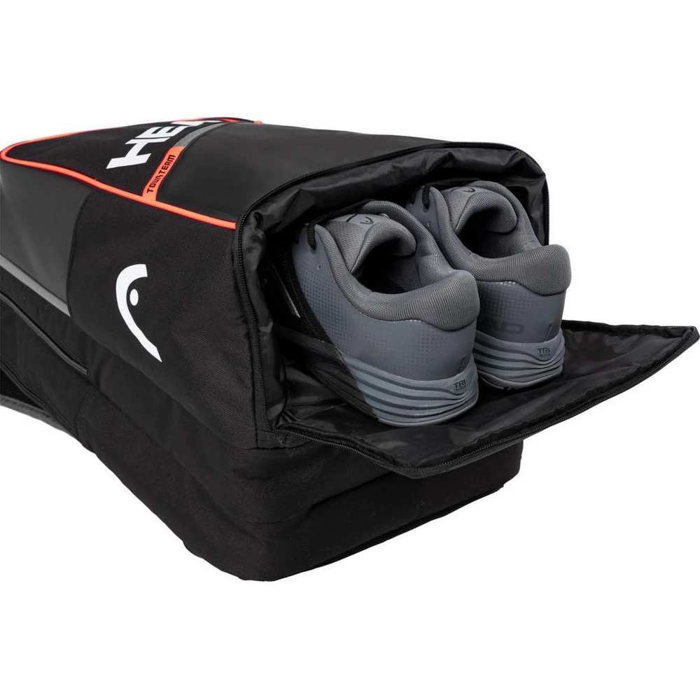 Head Tour Pickleball Backpack (Black/Orange) 4 Head Tour Pickleball Backpack (Black/Orange) - Image 2