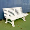 Douglas Deluxe Courtsider 6 1/2 Foot Court Bench (White) -Tennis Pro Shop 34764 douglas deluxe courtsider tennis bench white 1000 1000 1