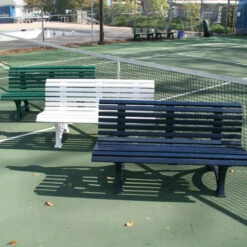 Douglas Deluxe Courtsider 5-Foot Court Bench (Open Blue) -Tennis Pro Shop 34764B douglas deluxe Courtsider tennis benches 5 foot 1 1000 1000 2