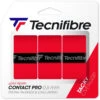 Tecnifibre Contact Pro Overgrip 3-Pack (Red) 1 Tecnifibre Contact Pro Overgrip 3-Pack (Red) -Tennis Pro Shop 52ATPCONRD Tecnifibre Contact Pro Overgrip 3pk Red a 1000 1000