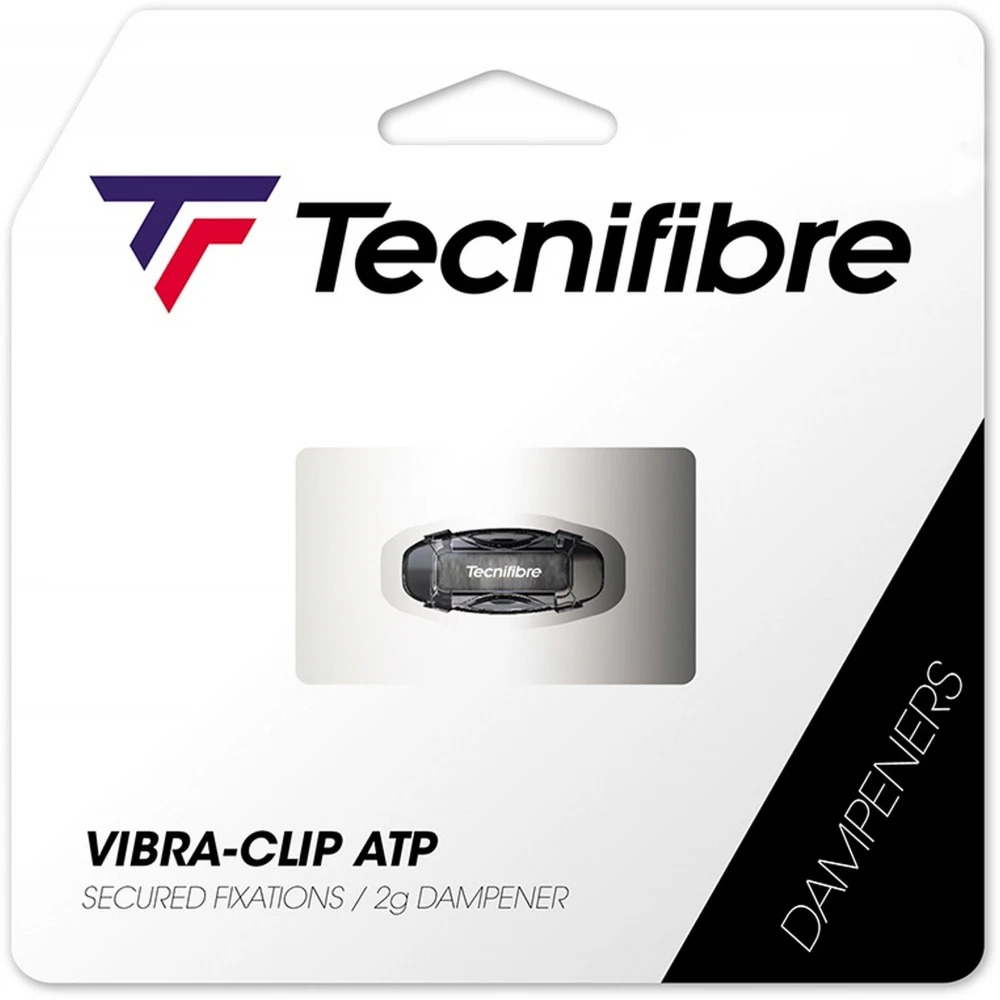Tecnifibre ATP Vibra Clip Vibration Dampener (Clear/Black)