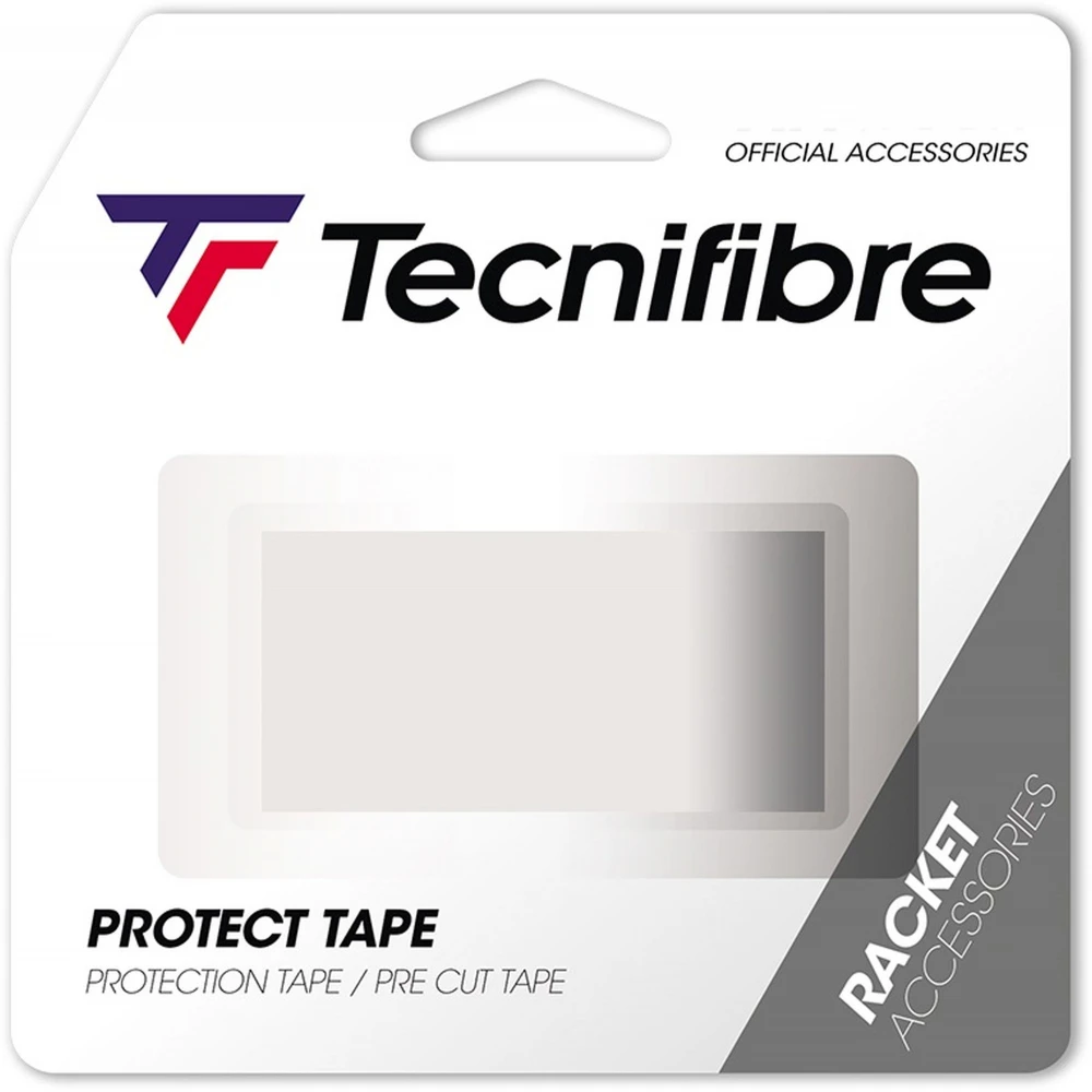 Tecnifibre Transparent Tennis Racquet Protect Tape (4 Pre-Cut Strips)