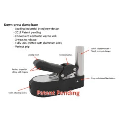 Tourna 700-ES Electric Stringing Machine -Tennis Pro Shop 700 ES downpressedclamp1 1000 1000