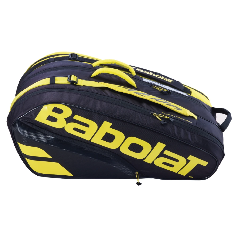 Babolat Pure Aero Racquet Holder X12 (Yellow/Black)