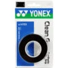 Yonex Clean Grap Tennis Racquet Overgrip 3-Pack (Cool Black) -Tennis Pro Shop AC147CBK Yonex Clean Grap 3 Pack Cool Black 1000 1000