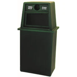 CourtServe CourtCan - Ball And Trash Receptacle For Tennis Courts -Tennis Pro Shop CECCB CourtServe Court Can Green 1000 1000