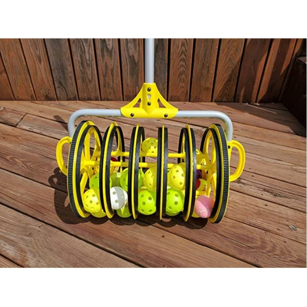 OnCourt OffCourt Multiroller - Tennis Ball Push Mower 3 OnCourt OffCourt Multiroller - Tennis Ball Push Mower