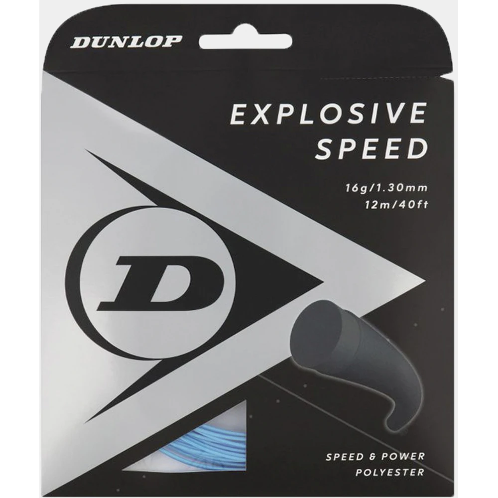 Dunlop Explosive Speed Blue 16g Tennis String (Set)