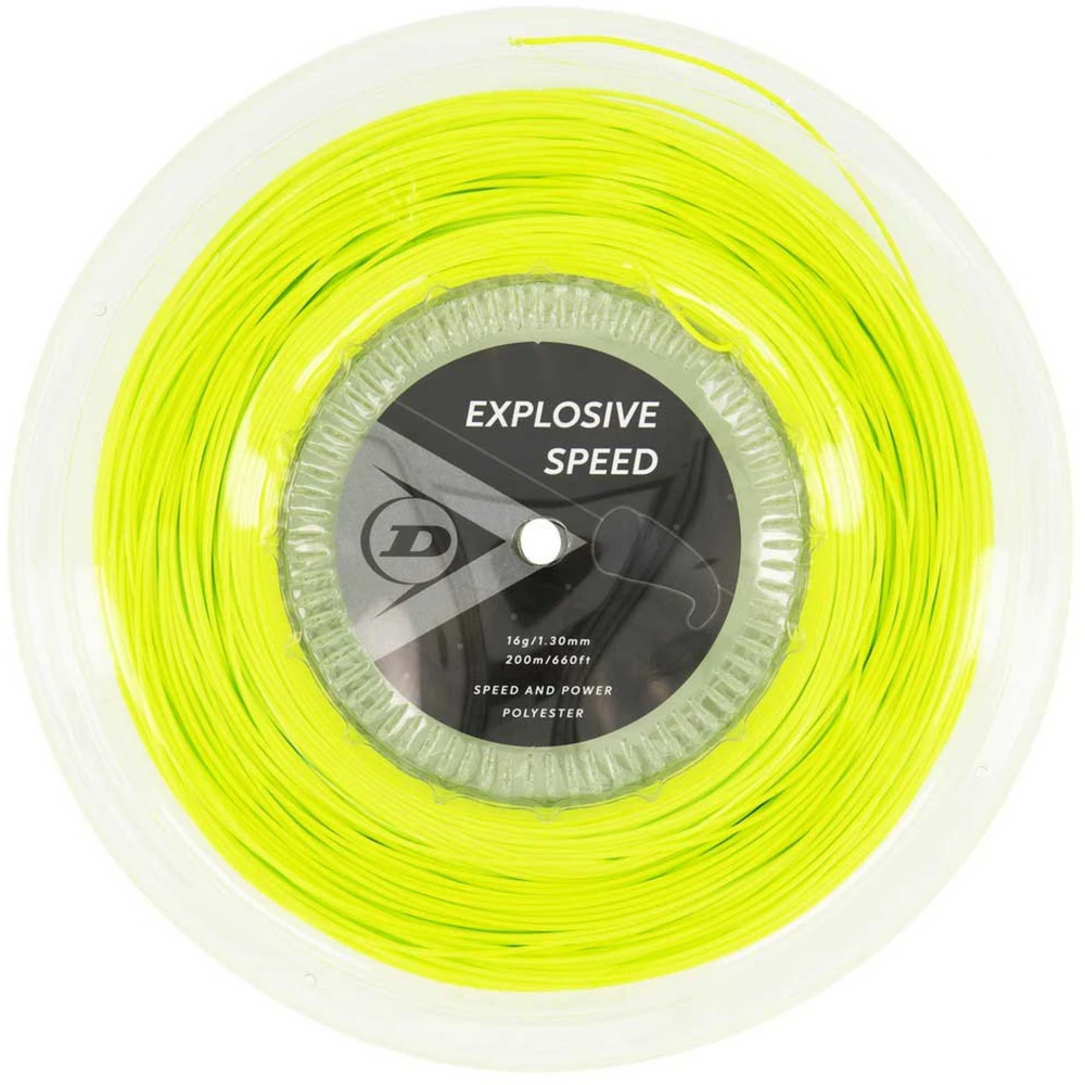 Dunlop Explosive Speed Yellow 17g Tennis String (Reel)