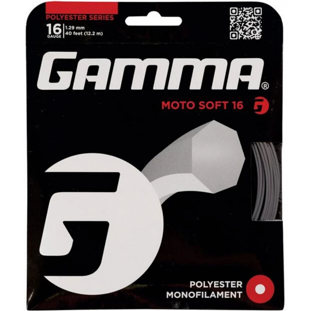 Gamma Moto Soft 16g Tennis String (Set) 3 Gamma Moto Soft 16g Tennis String (Set)
