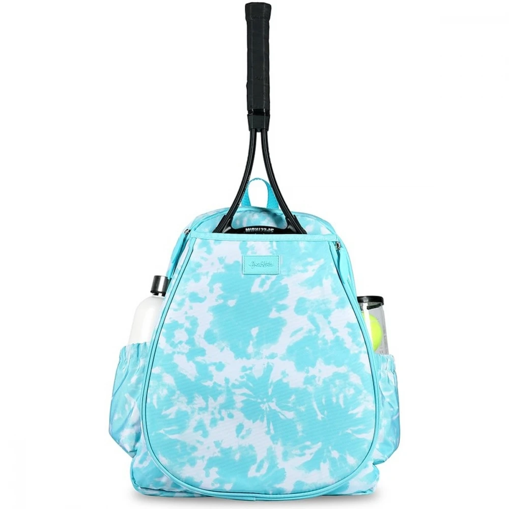Ame & Lulu Game On Tennis Backpack (Aqua Tie Dye)