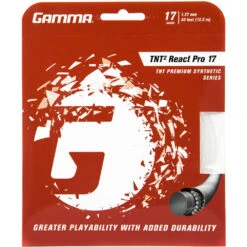 Gamma TNT2 React Pro 17g Tennis String (Set)