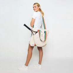 Ame & Lulu Hamptons Tennis Tour Bag (Rainbow Stripe) -Tennis Pro Shop HTTB125 Ame Lulu Hamptons Tennis Tour Bag Rainbow Stripe c min 1000 1000
