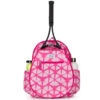 Ame & Lulu Junior Love Tennis Backpack (Bubblegum Shibori) 2 Ame & Lulu Junior Love Tennis Backpack (Bubblegum Shibori) -Tennis Pro Shop JLTBP261 ameandlulu jr love tennis backpack bubblegum shibori front 1000 1000
