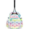 Ame & Lulu Junior Love Tennis Backpack (Rainbow Shibori) -Tennis Pro Shop JLTBP280 Ame Lulu Junior Love Tennis Backpack Rainbow Shibori a 1000 1000