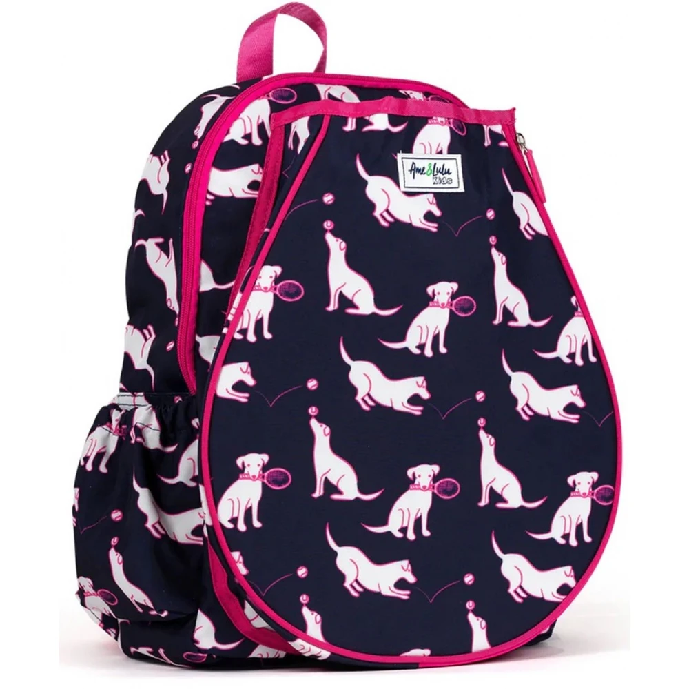 Ame & Lulu Little Love Tennis Backpack (Cross-Court Puppies) - Image 3