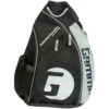 Gamma Pickleball Sling Bag (Black/White/Grey) -Tennis Pro Shop SGPSB12 Gamma Pickleball Sling Bag BlackWhiteGrey a 1000 1000