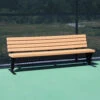 SunTrends Court Bench W/ Backrest - Surface Mount (Multiple Lengths) -Tennis Pro Shop SunTrends Court Bench with Backrest 2 1000 1000