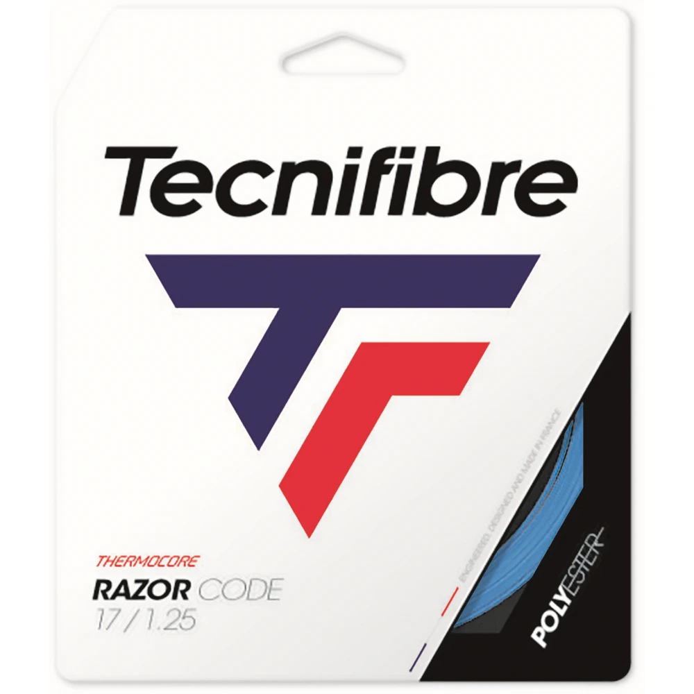Tecnifibre Razor Code Blue 17g Tennis String (Set)