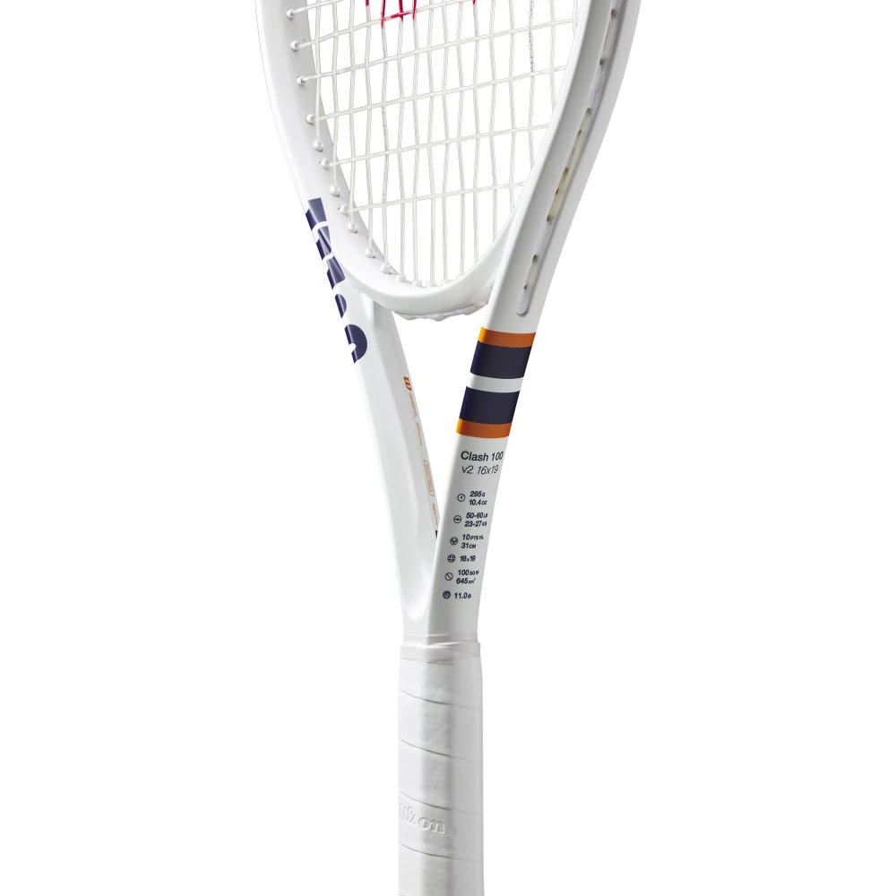 Wilson Roland Garros Clash 100 V2 Tennis Racquet - Image 3