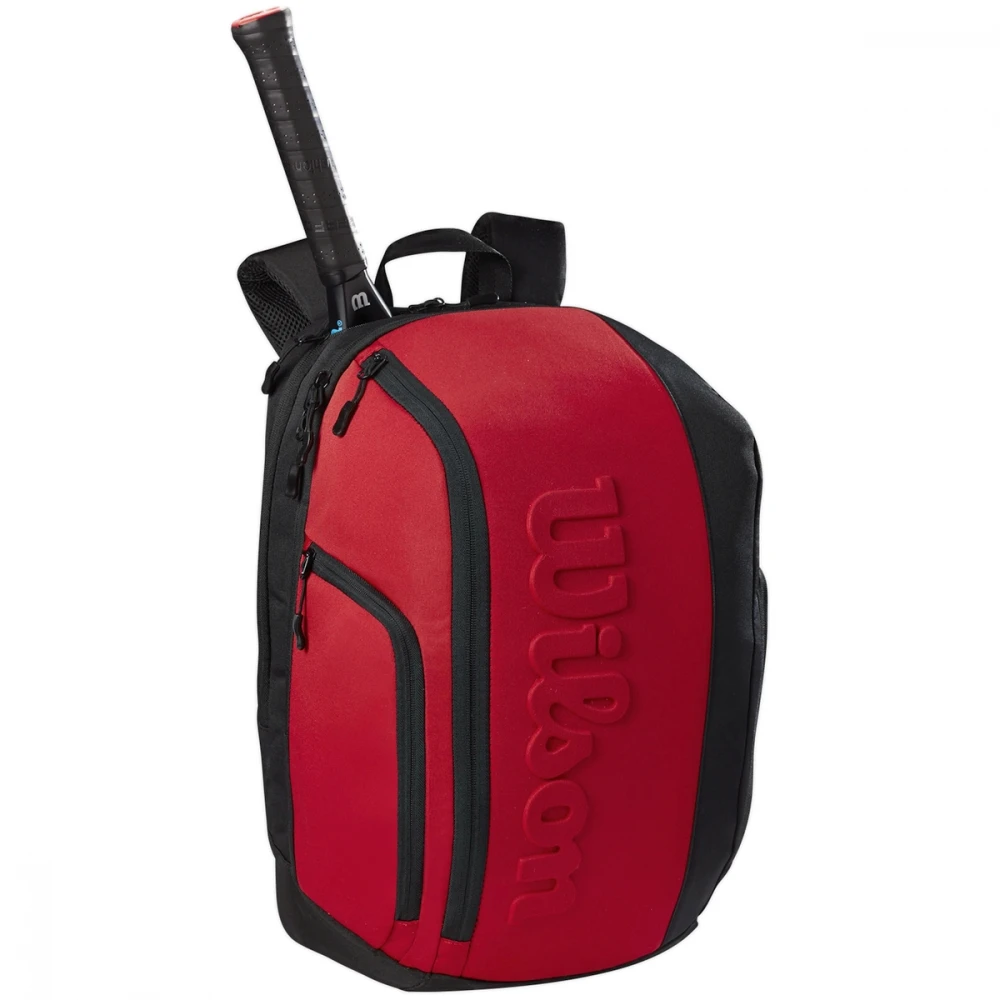 Wilson Clash V2 Super Tour Tennis Backpack (Black/Red) 3 Wilson Clash V2 Super Tour Tennis Backpack (Black/Red)