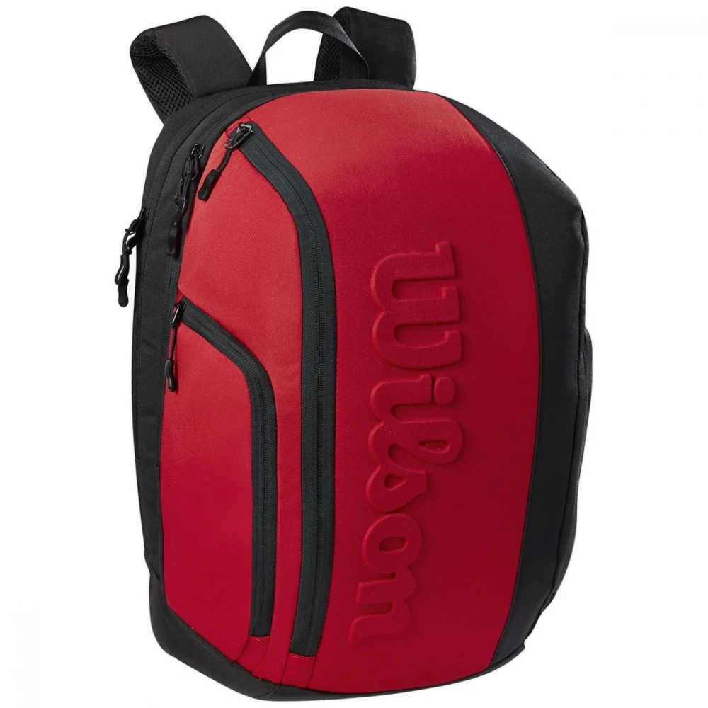Wilson Clash V2 Super Tour Tennis Backpack (Black/Red) 4 Wilson Clash V2 Super Tour Tennis Backpack (Black/Red) - Image 2