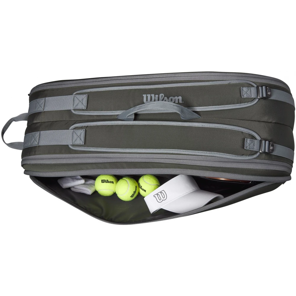 Wilson Tour 6 Pack Tennis Bag (Dark Green) - Image 3