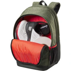 Wilson Team Tennis Backpack (Heather Green) -Tennis Pro Shop WR8023001001 Wilson Team Tennis Backpack Heather Green b 1000 1000