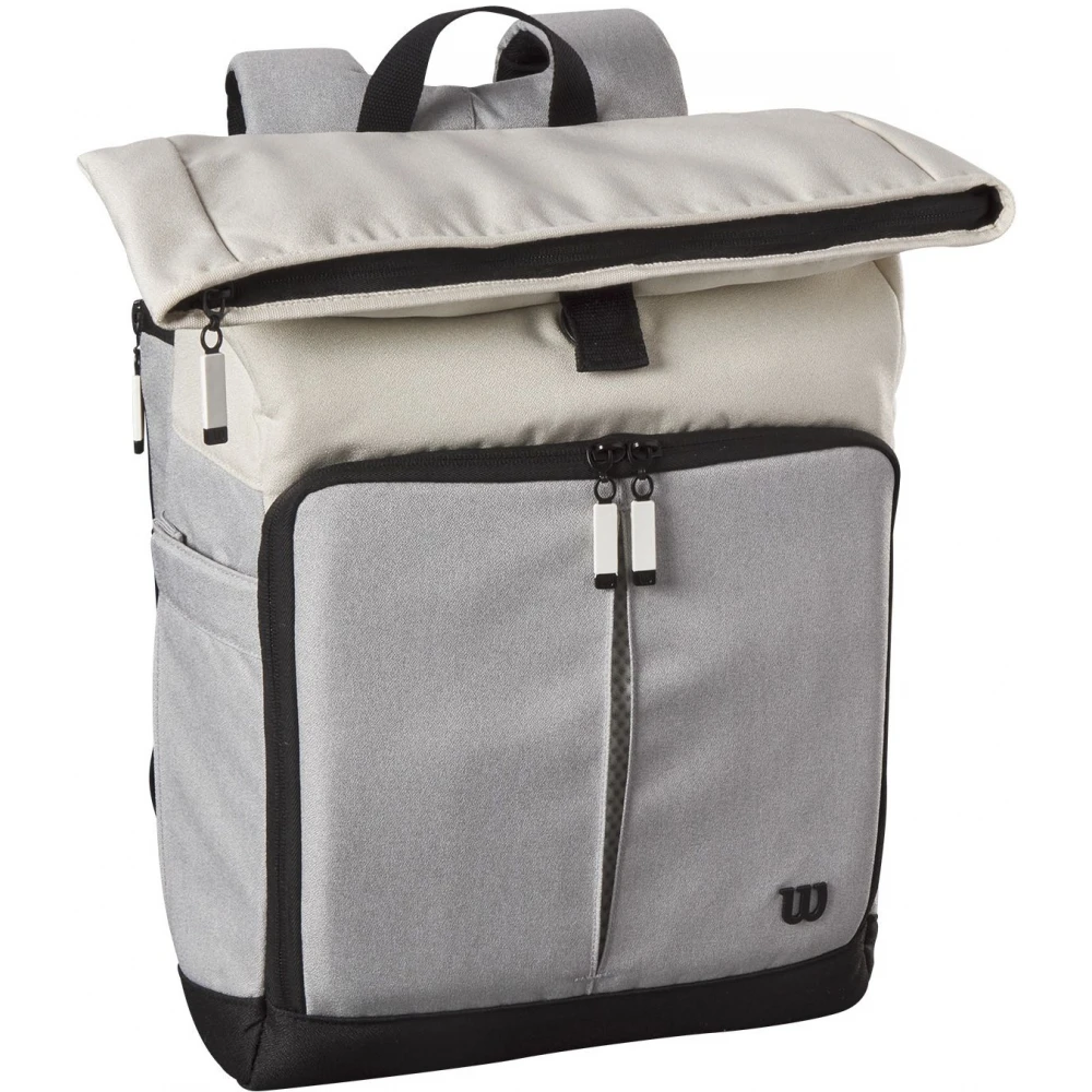 Wilson Women’s Lifestyle Foldover Tennis Backpack (Grey/Blue)