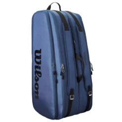 Wilson Ultra V4 Tour 12 Pack Tennis Bag (Blue) -Tennis Pro Shop WR8024001001 wilson ultra v4 tour 12 pack tennis up 1000 1000