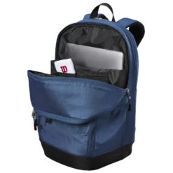 Wilson Ultra V4 Tour Tennis Backpack (Blue) -Tennis Pro Shop WR8024201001 wilson ultra v4 tour tennis backpack open 1000 1000