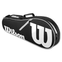 Wilson H2 Hyper Hammer Tennis Racquet Bundled W Advantage II Tennis Bag (Black/White) -Tennis Pro Shop WRZ601003 Blk 1 1000 1000 1