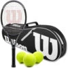 Wilson H2 Hyper Hammer Tennis Racquet Bundled W A Black Advantage II Bag & 3 Balls 2 Wilson H2 Hyper Hammer Tennis Racquet Bundled W A Black Advantage II Bag & 3 Balls -Tennis Pro Shop WilsonH2HyperHammerBndle AdvantageBag Balls Black a 1000 1000