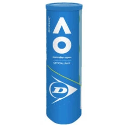 Dunlop Australian Open Tennis Balls (Case) -Tennis Pro Shop australian open ao tennis balls can 1000 1000