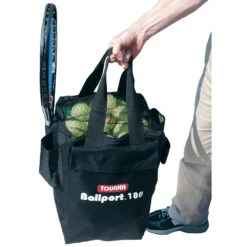 Tourna Ballport 180 Ball Travel Tennis Teaching Cart -Tennis Pro Shop bp 180 bag 1000 1000